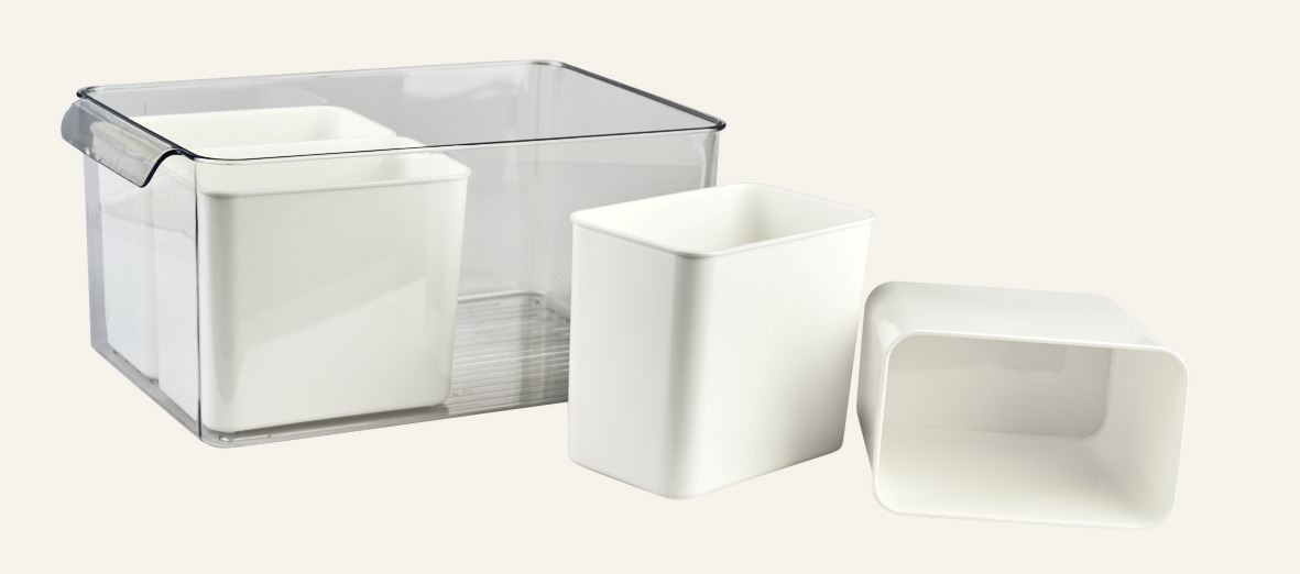 Säilytyslaatikko luonnonvalkoinen - 7