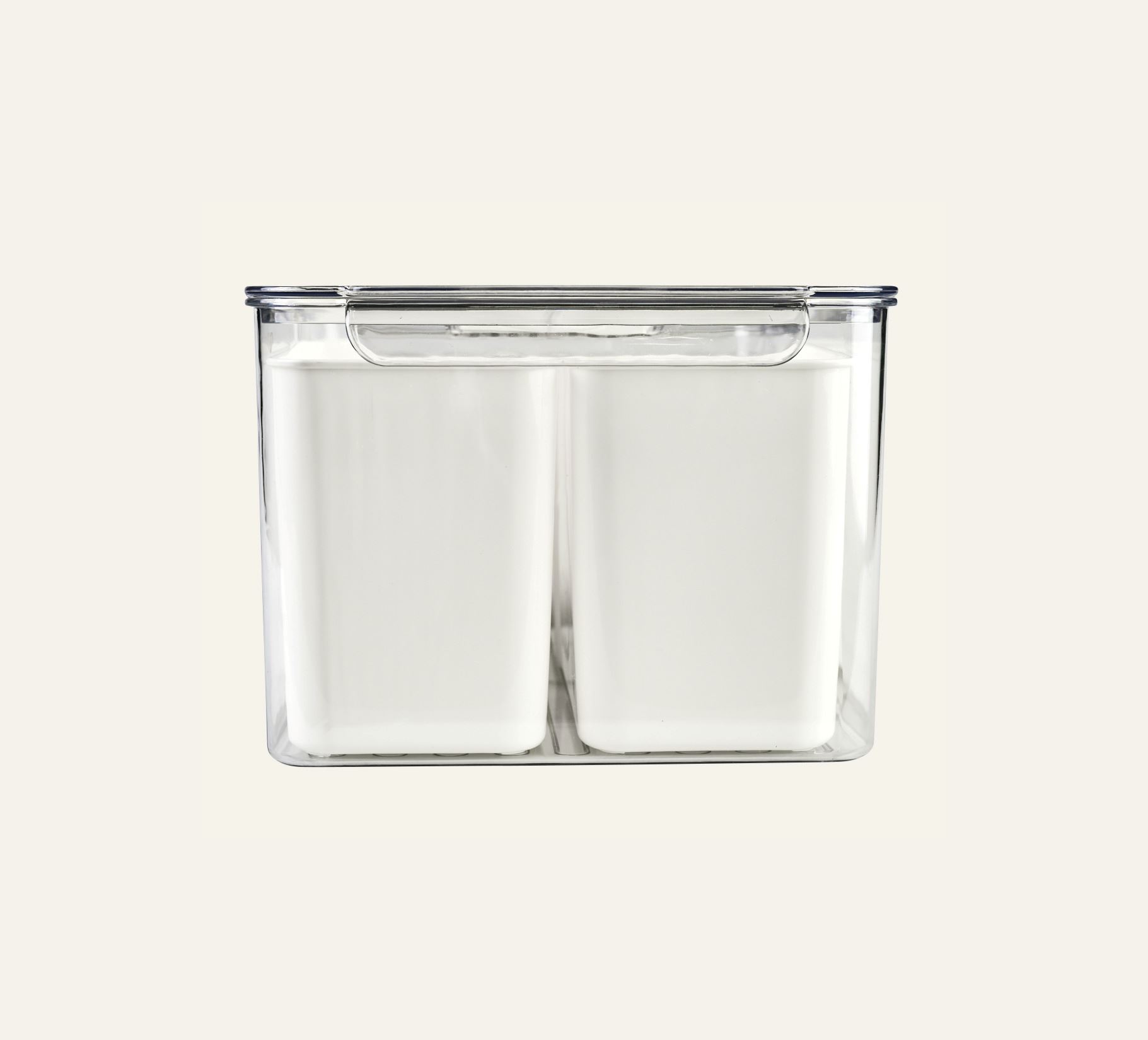 Säilytyslaatikko luonnonvalkoinen - 3