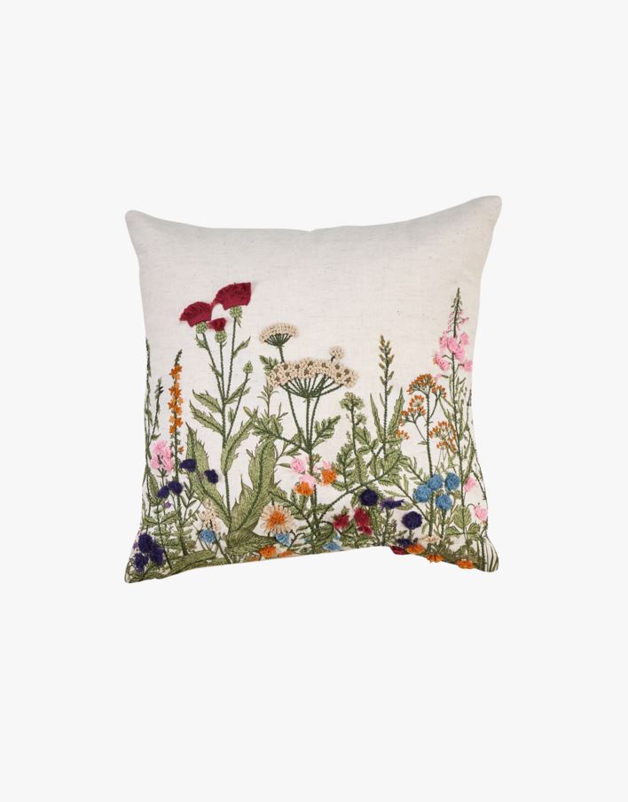 Koristetyyny luonnonvalkoinen - 45x45 cm luonnonvalkoinen - 1