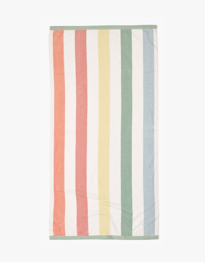 Kylpypyyhe moniväri/roosa - 90x180 cm moniväri/roosa - 1