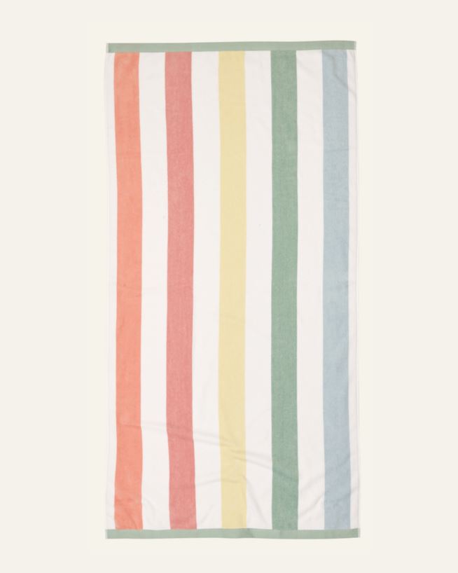 Kylpypyyhe moniväri/roosa - 90x180 cm moniväri/roosa - 1