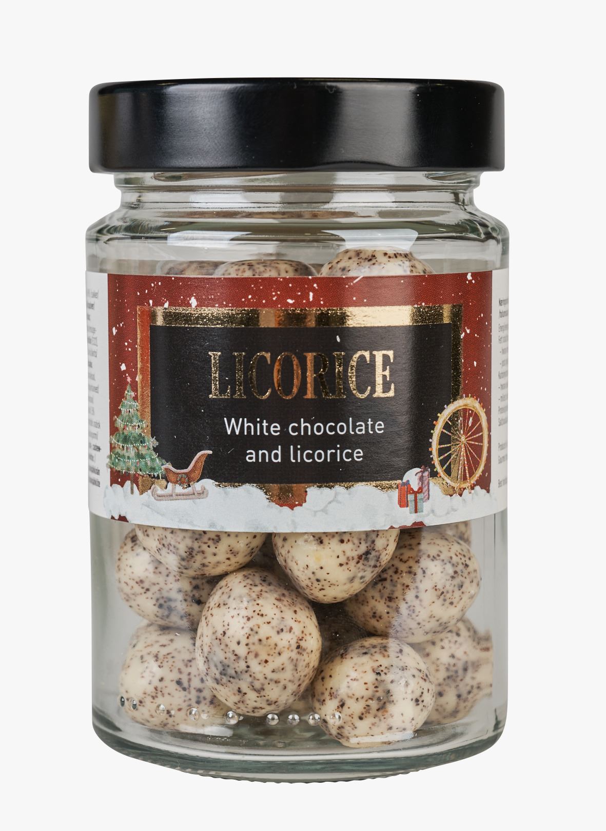 Lakritsi valkosuklaalla valkoinen - 170 g valkoinen - 1