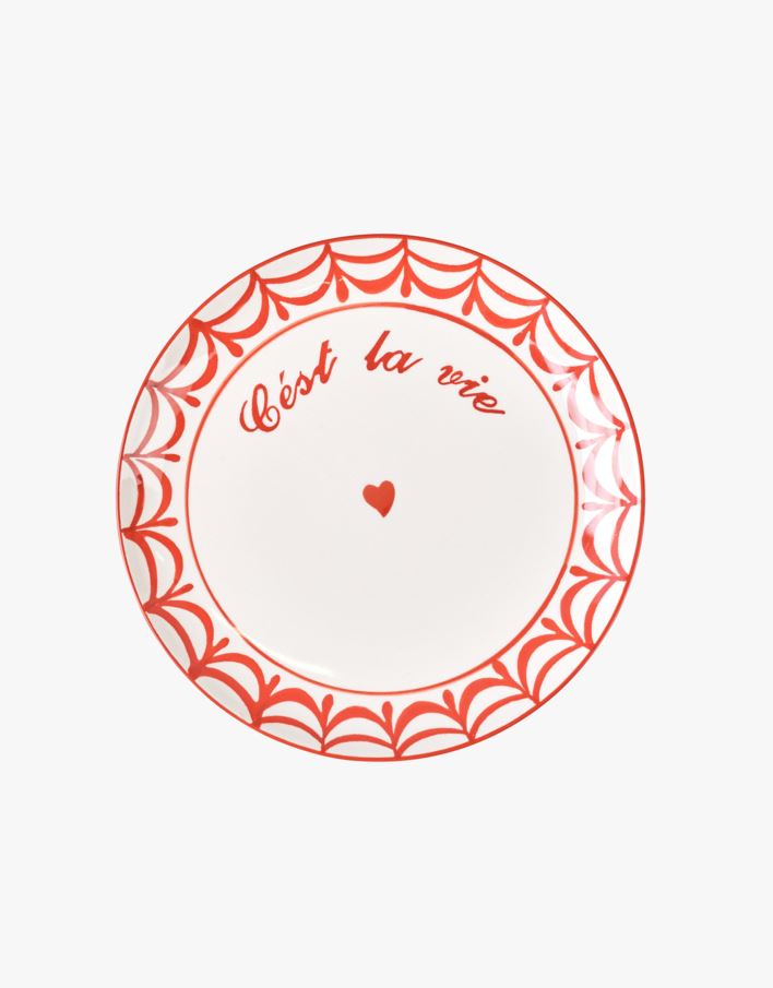 Lautanen punainen - ø 20,5 punainen - 1