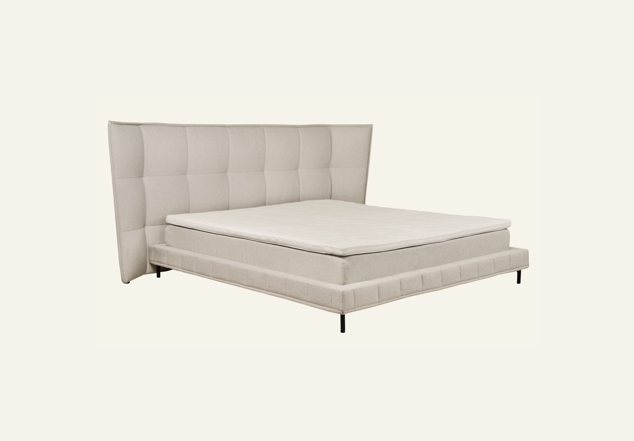 Sänky medium/kiinteä luonnonväri - 6