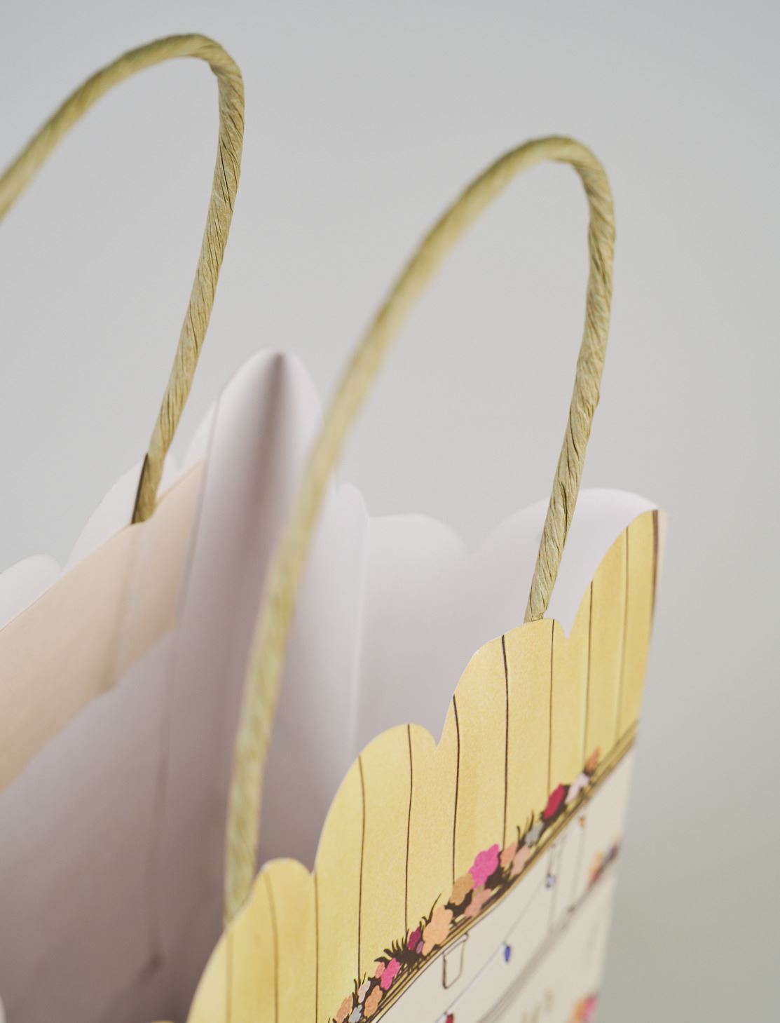 Lahjapussi 3kpl keltainen - 3