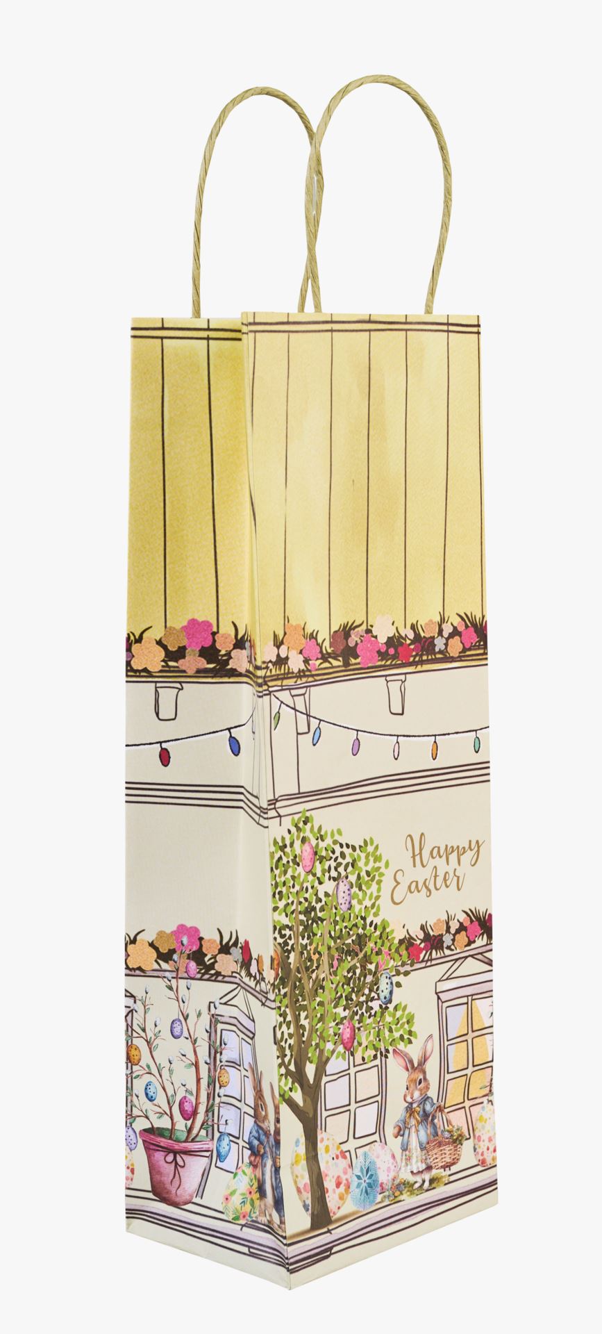 Lahjapussi 3kpl keltainen - 5