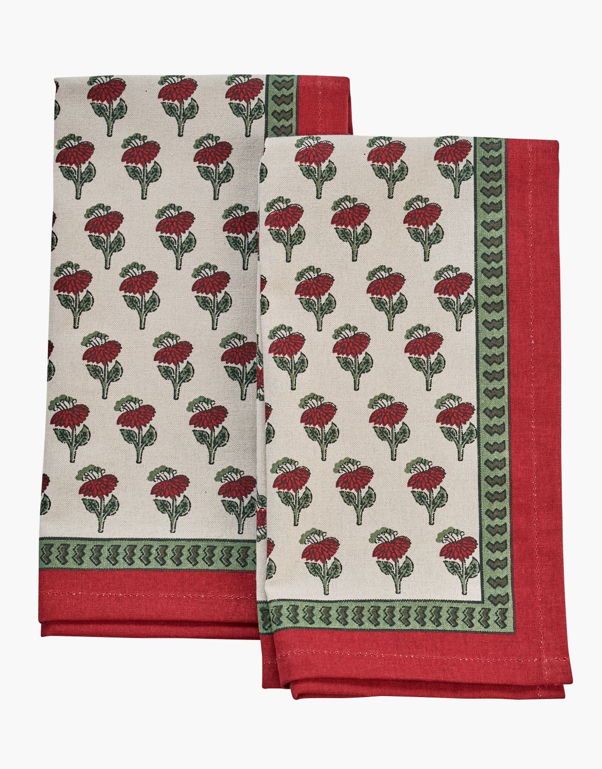 Kangaslautasliina, 2 kpl  punainen - 45x45 cm punainen - 1