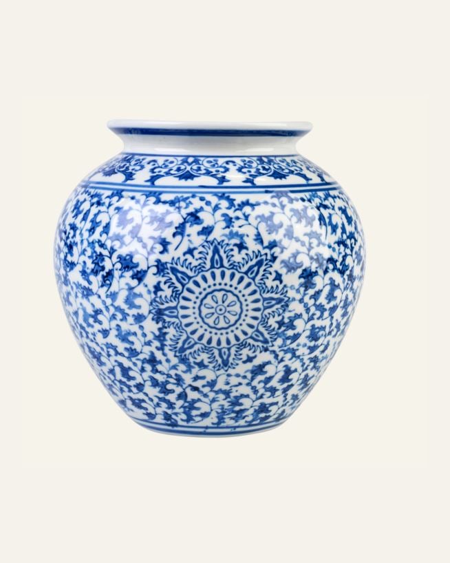 Maljakko moniväri/sininen - 22x22x21 cm moniväri/sininen - 1