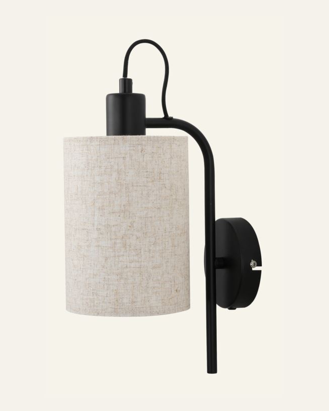 Seinälamppu musta - 20x13x32 cm musta - 1