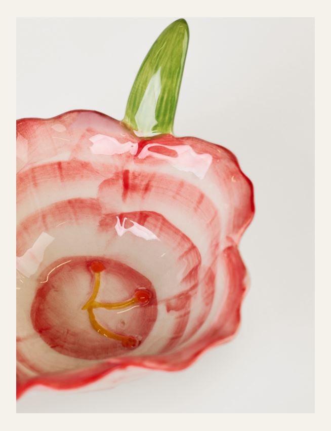 Kulho moniväri/punainen - 2