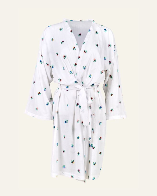 Kimono valkoinen - 73x103 cm valkoinen - 1