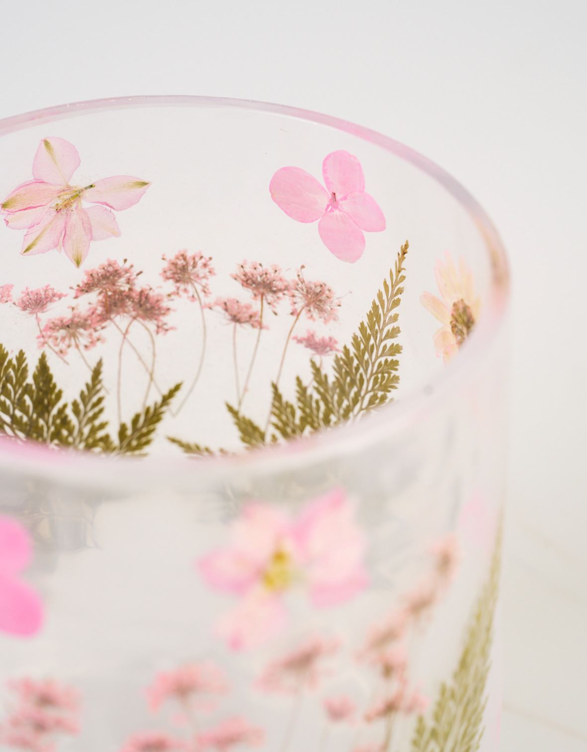 Kynttilälyhty moniväri/roosa - 3