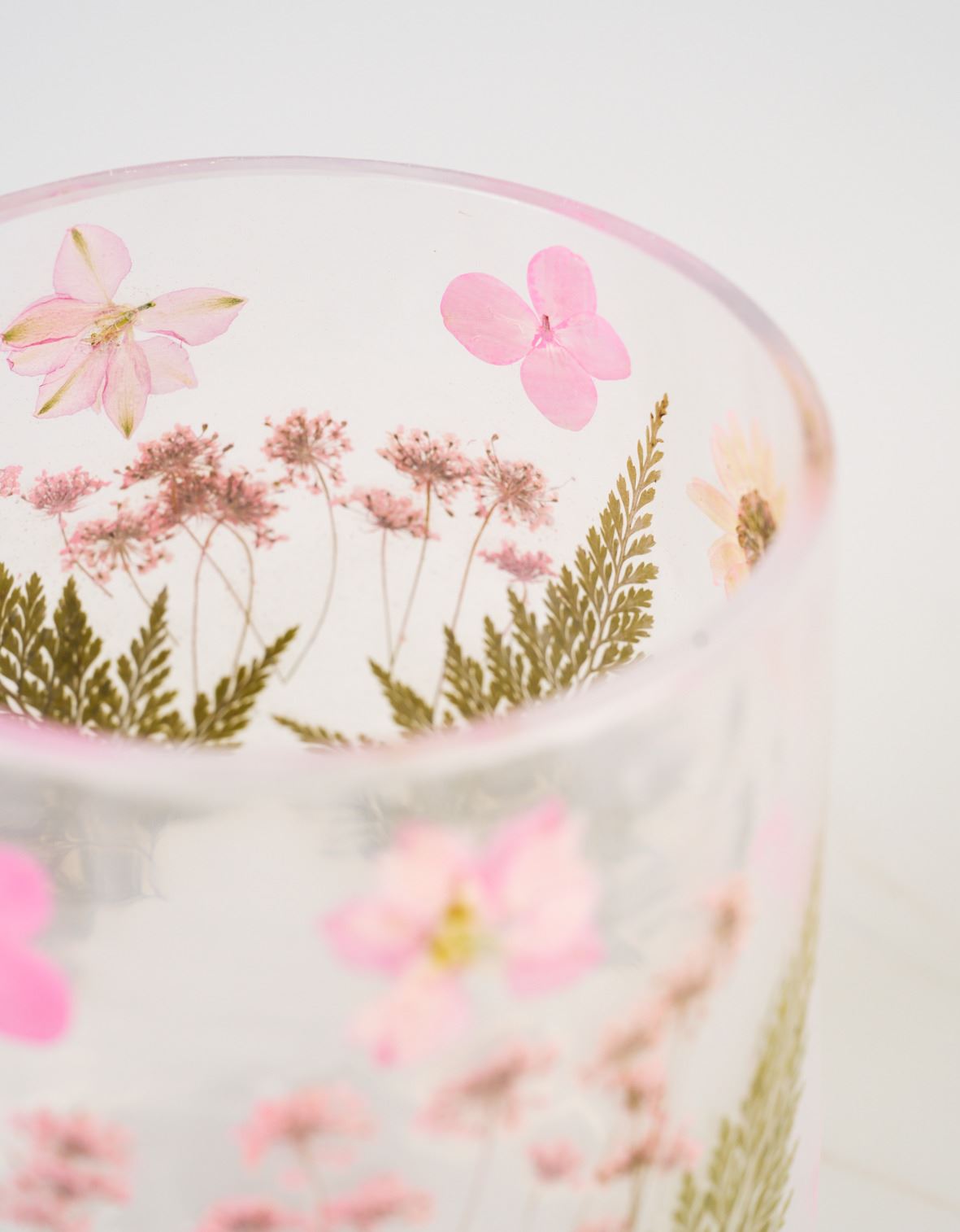 Kynttilälyhty moniväri/roosa - 3