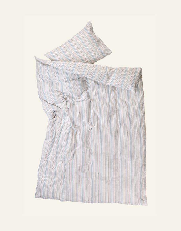 Pussilakanasetti kreppipuuvillaa moniväri - 3