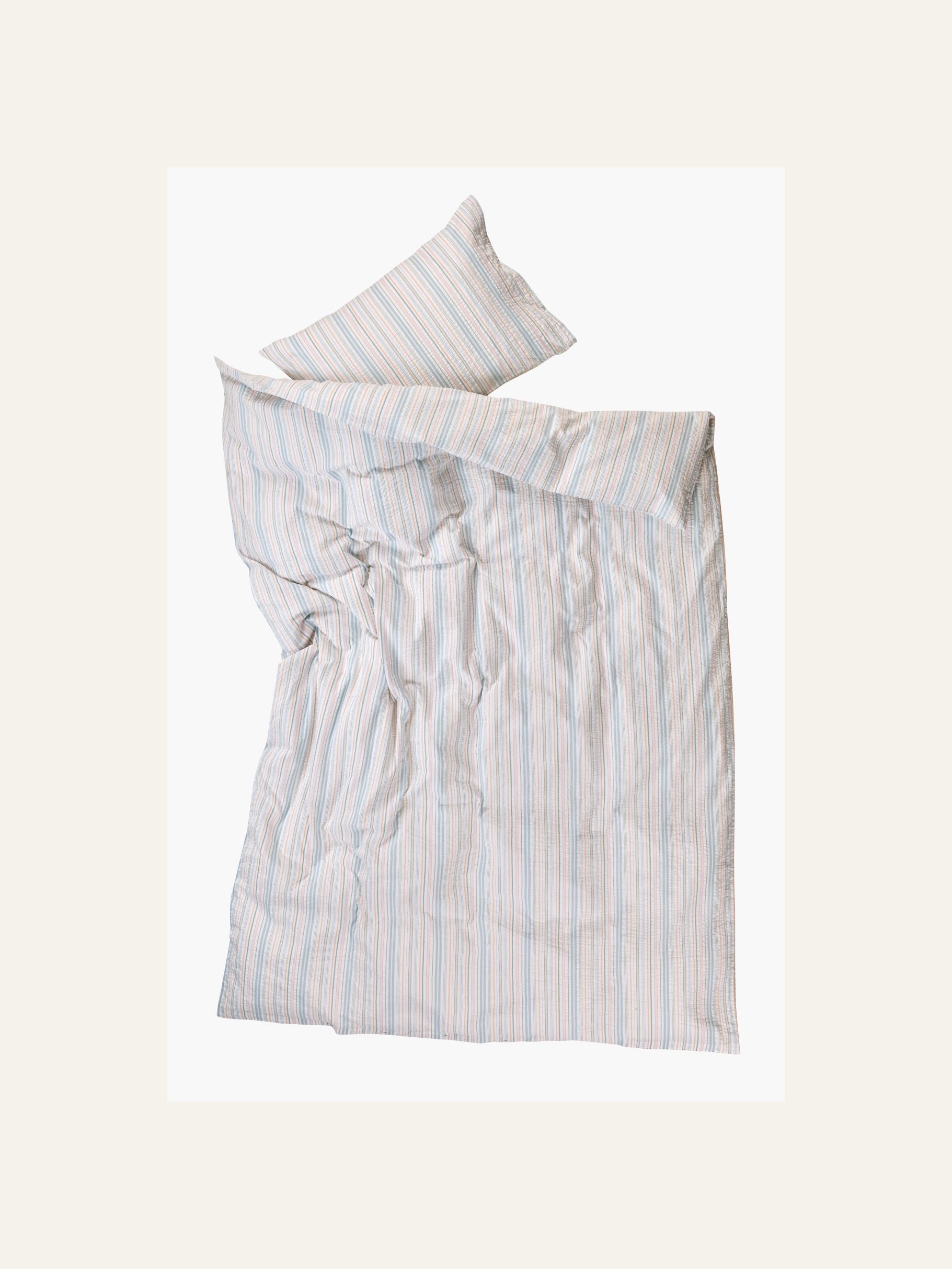 Pussilakanasetti kreppipuuvillaa moniväri - 3