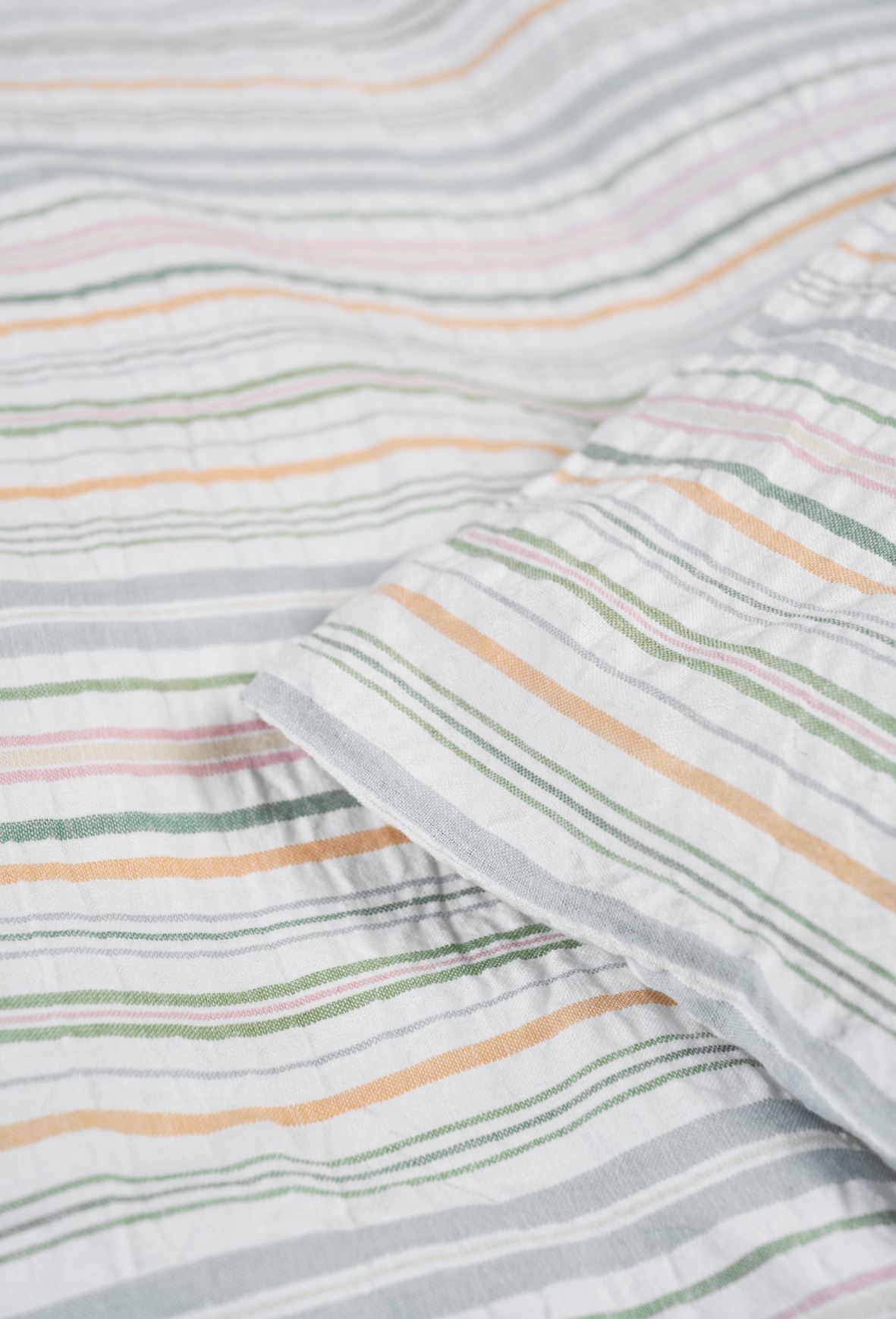 Pussilakanasetti kreppipuuvillaa moniväri - 2