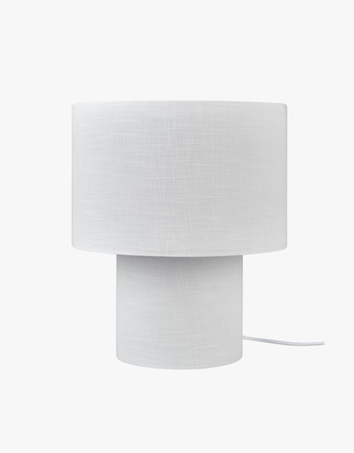 Pöytävalaisin valkoinen - 23x23x31 cm valkoinen - 1