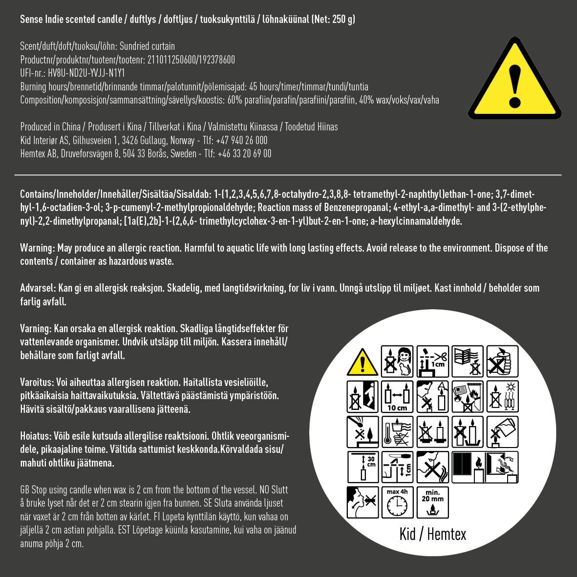 Tuoksukynttilä sininen - 3