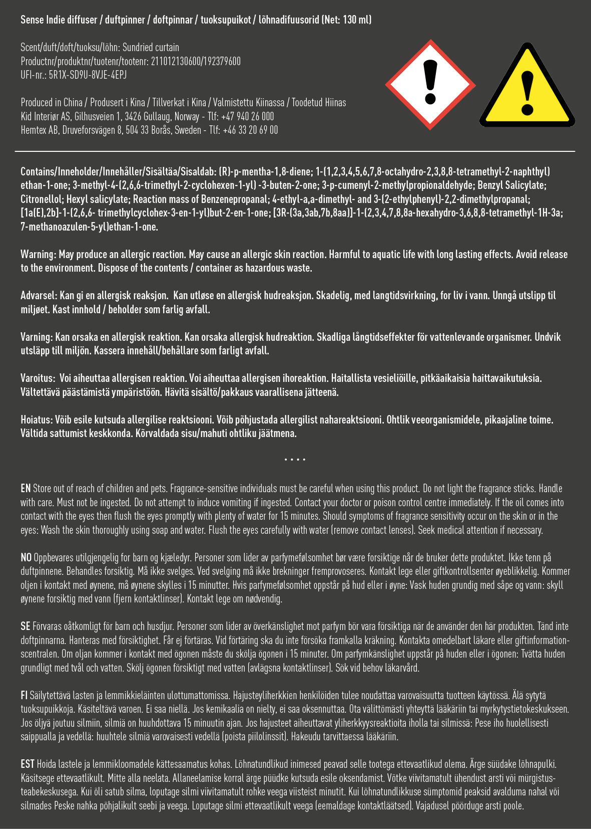 Huonetuoksu sininen - 3