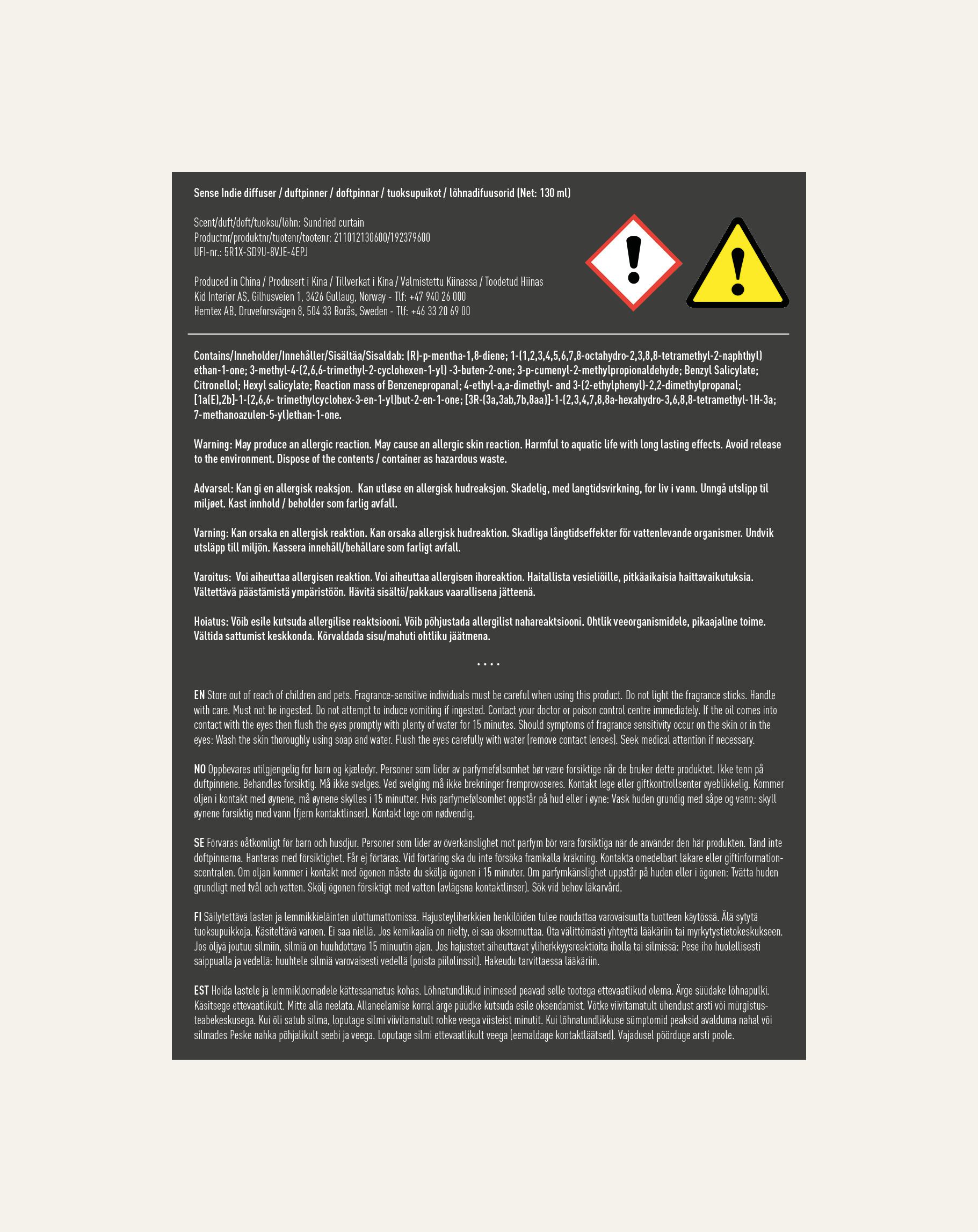 Huonetuoksu sininen - 3