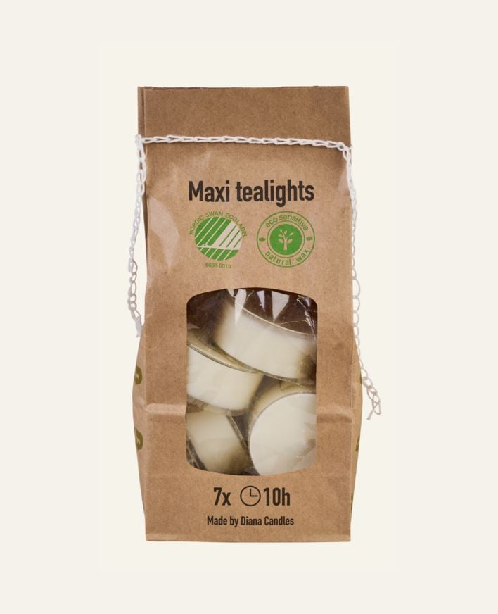 Suuret lämpökynttilät valkoinen - ø5,5cm valkoinen - 1