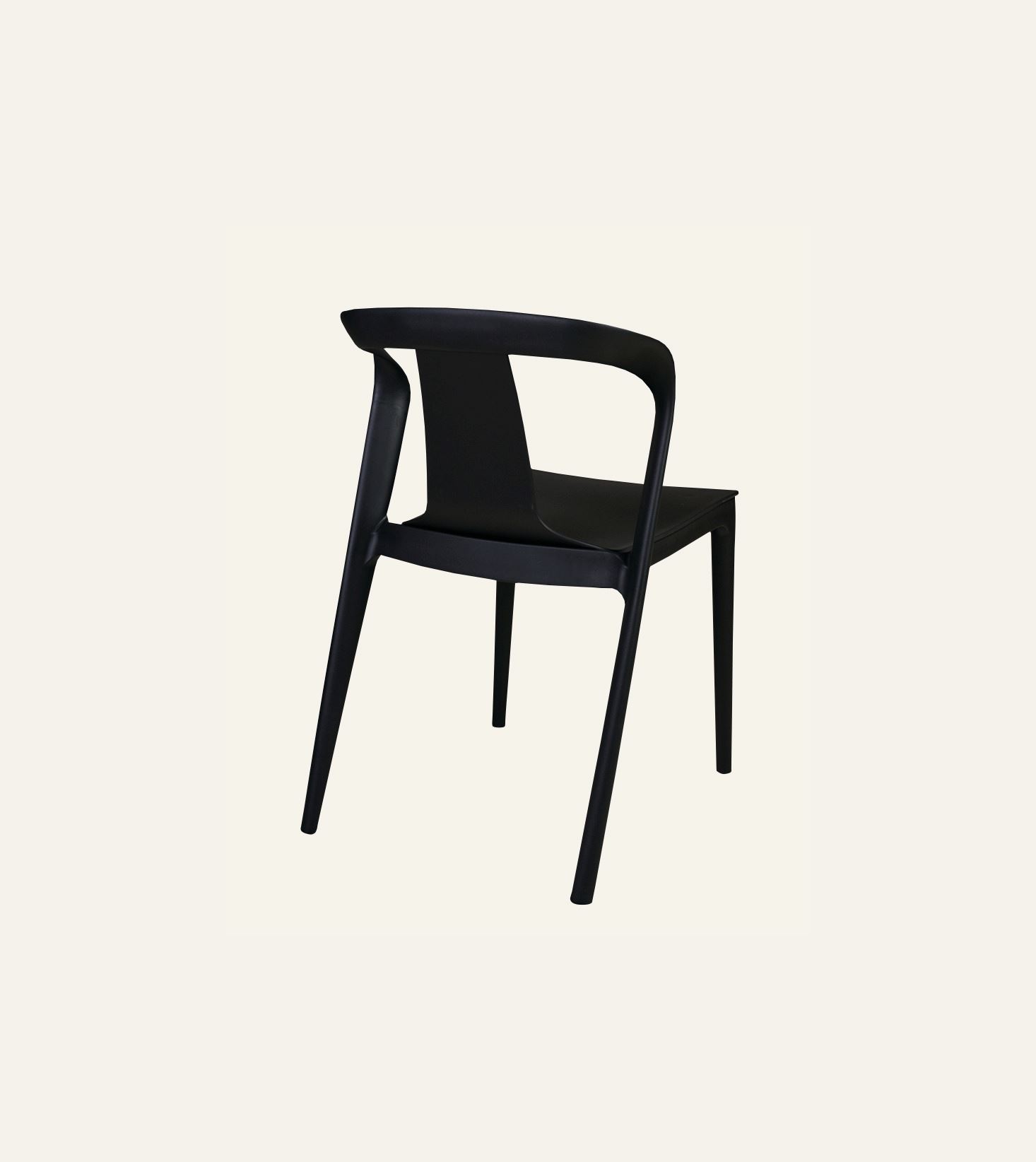 Puutarhatuoli musta - 2