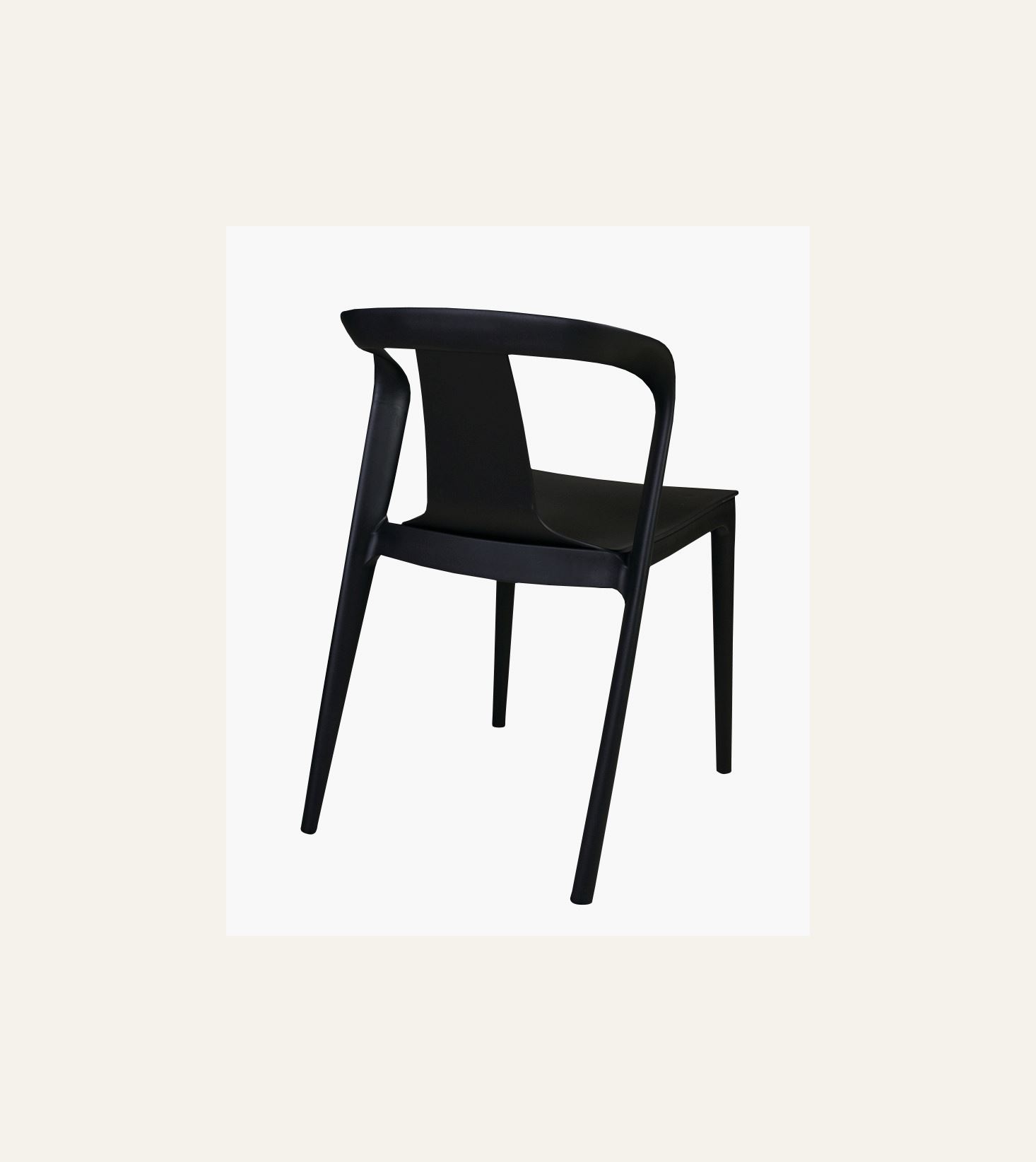 Puutarhatuoli musta - 2