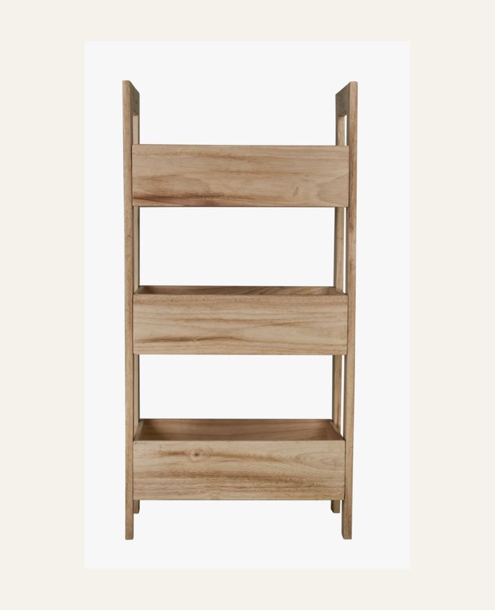 Säilytysteline luonnonväri - 45x25x90 cm luonnonväri - 1