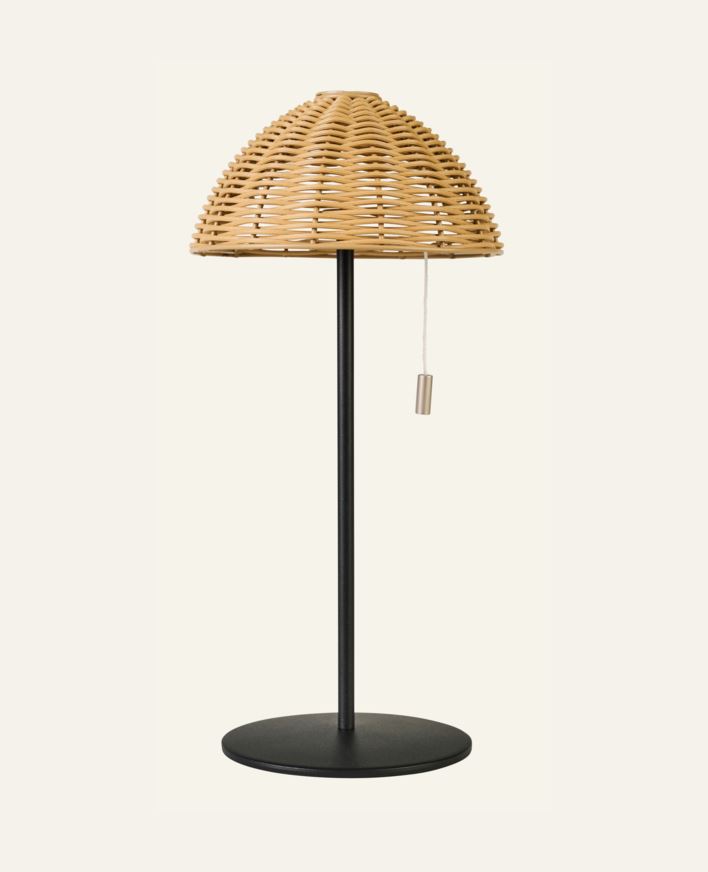 Ladattava pöytävalaisin luonnonväri - 15x15x30 cm luonnonväri - 1