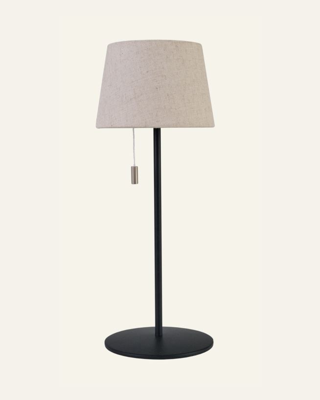 Ladattava pöytävalaisin luonnonväri - 13,5x13,5x35 cm luonnonväri - 1