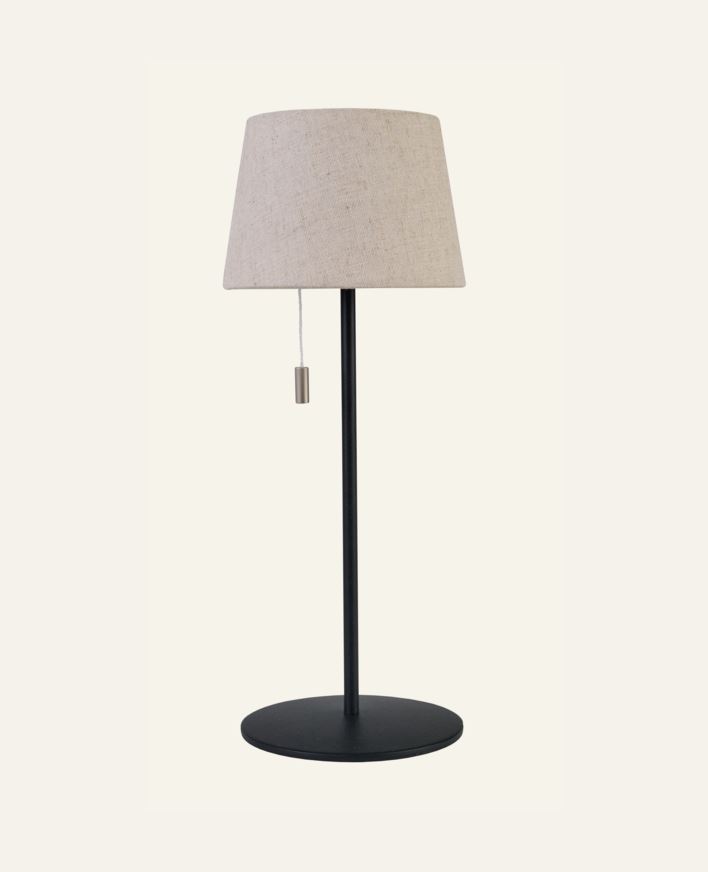 Ladattava pöytävalaisin luonnonväri - 13,5x13,5x35 cm luonnonväri - 1