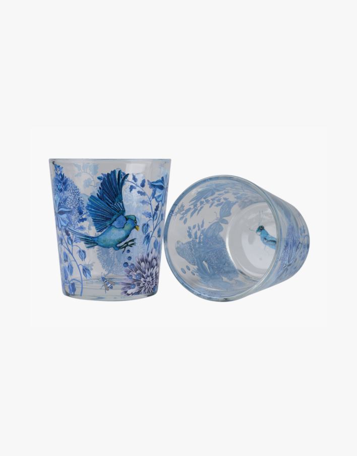 2 kpl juomalasi sininen - 350 ml sininen - 1