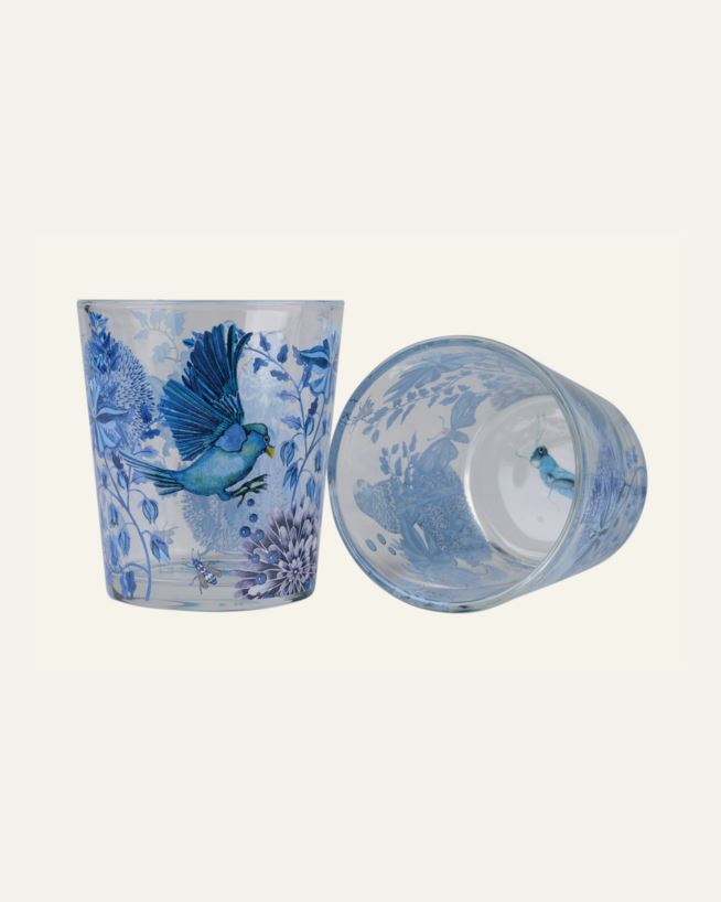 2 kpl juomalasi sininen - 350 ml sininen - 1