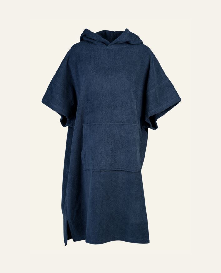 Poncho mariininsininen - 78x111 cm mariininsininen - 1