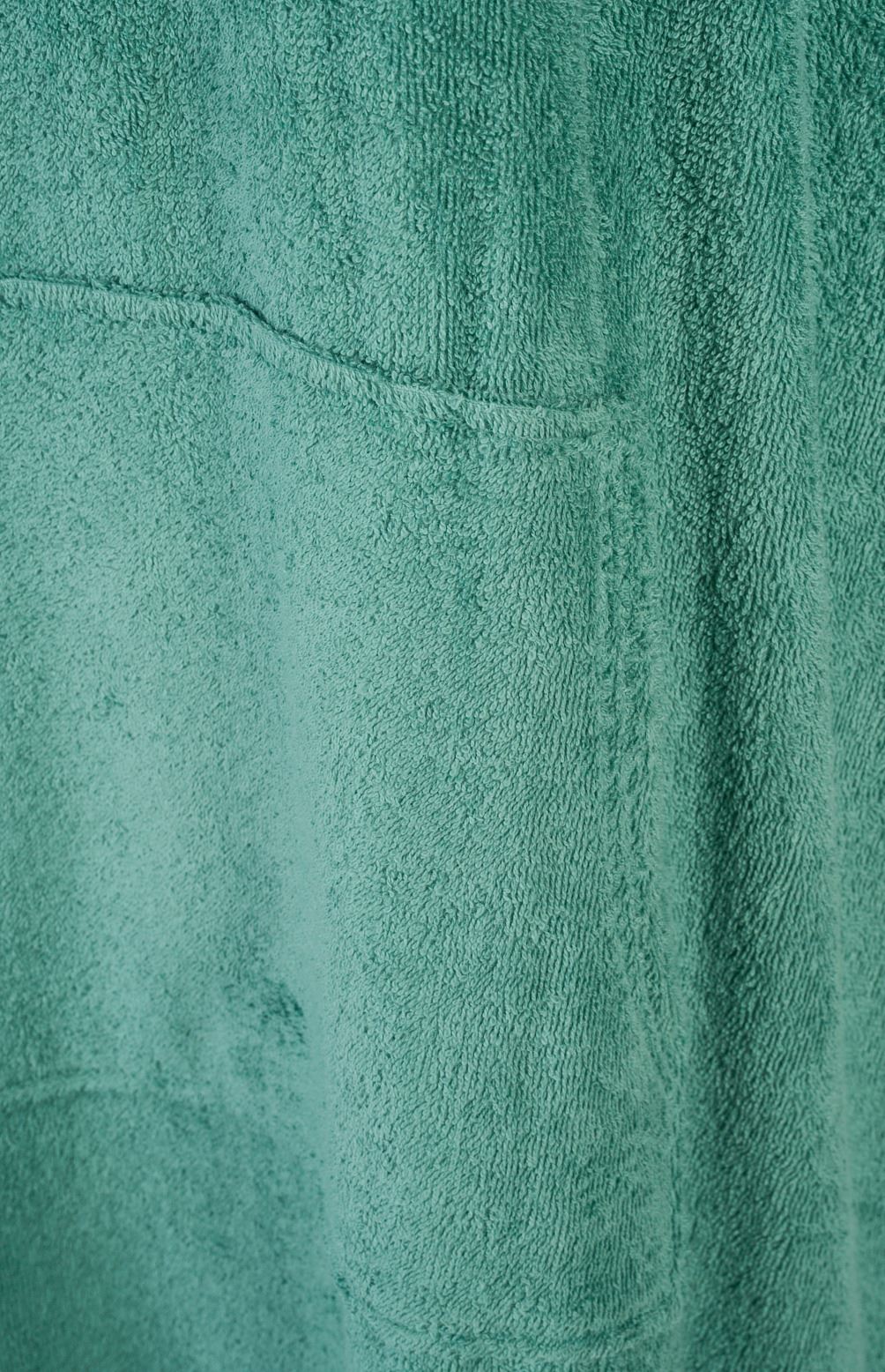 Poncho tummanvihreä - 4