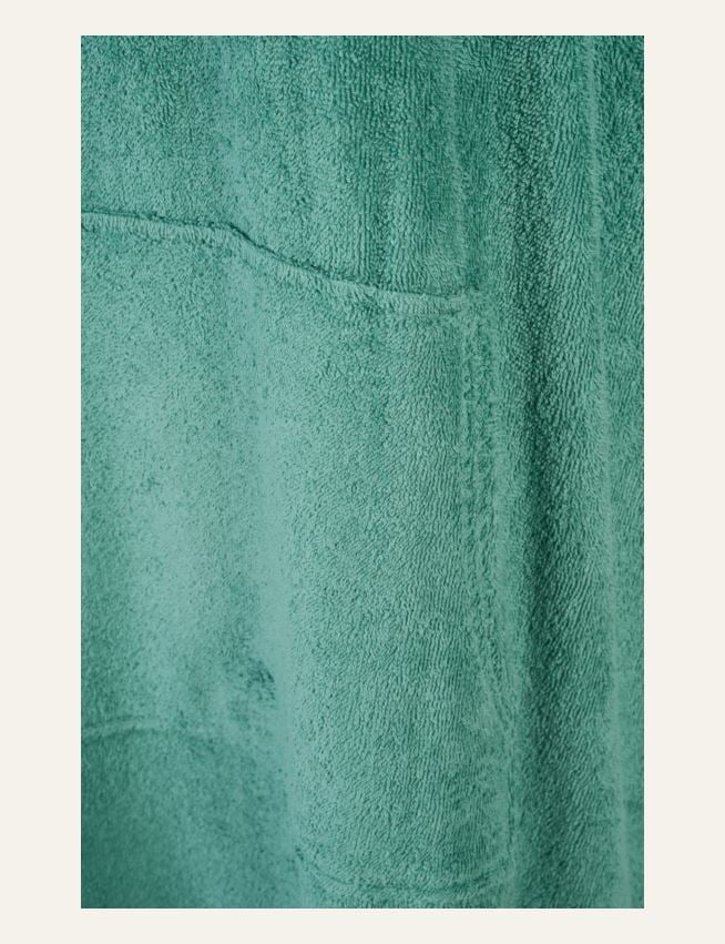 Poncho tummanvihreä - 4