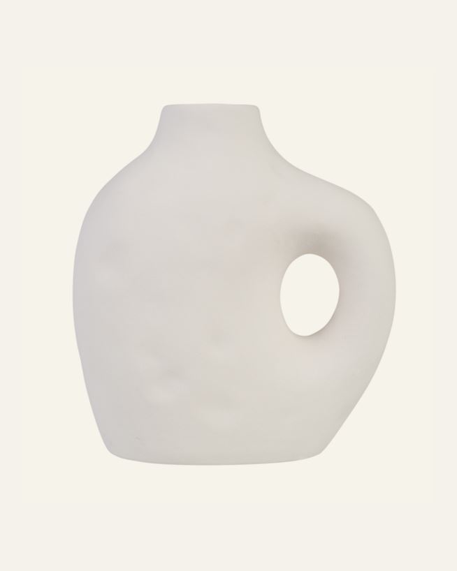 Maljakko valkoinen - 18,2x10,9x20 cm valkoinen - 1