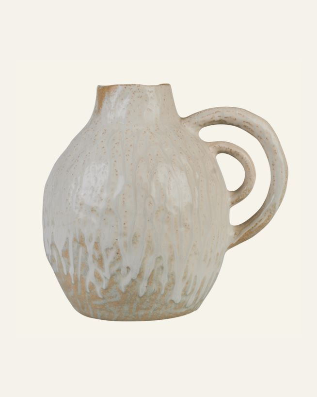 Maljakko vaalean beige - 30,6x23x28,2 cm vaalean beige - 1
