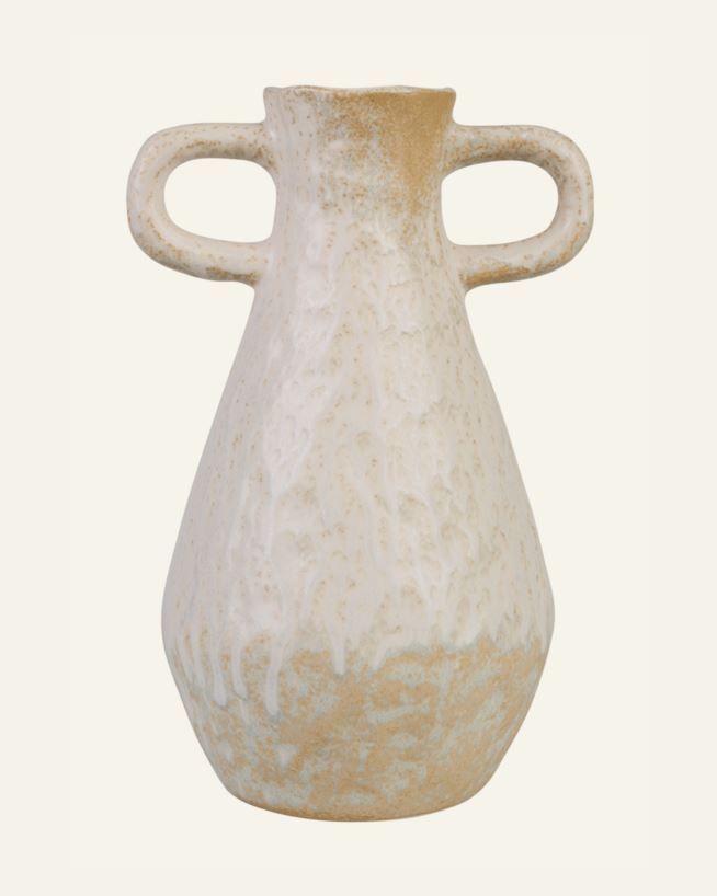 Maljakko vaalean beige - 17,8x15,2x27 cm vaalean beige - 1