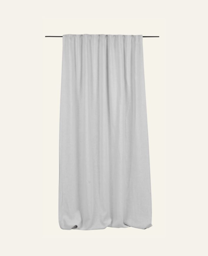 Pimentävä pellavaverho valkoinen - 135x250 cm valkoinen - 1