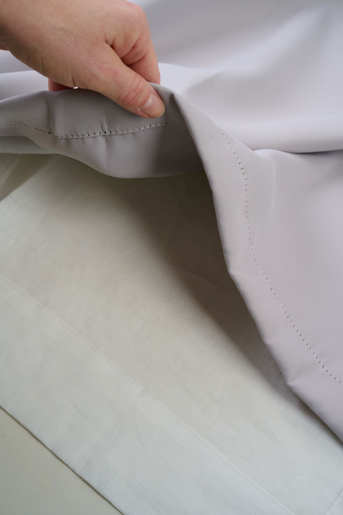 Pimentävä pellavaverho                          valkoinen - 2