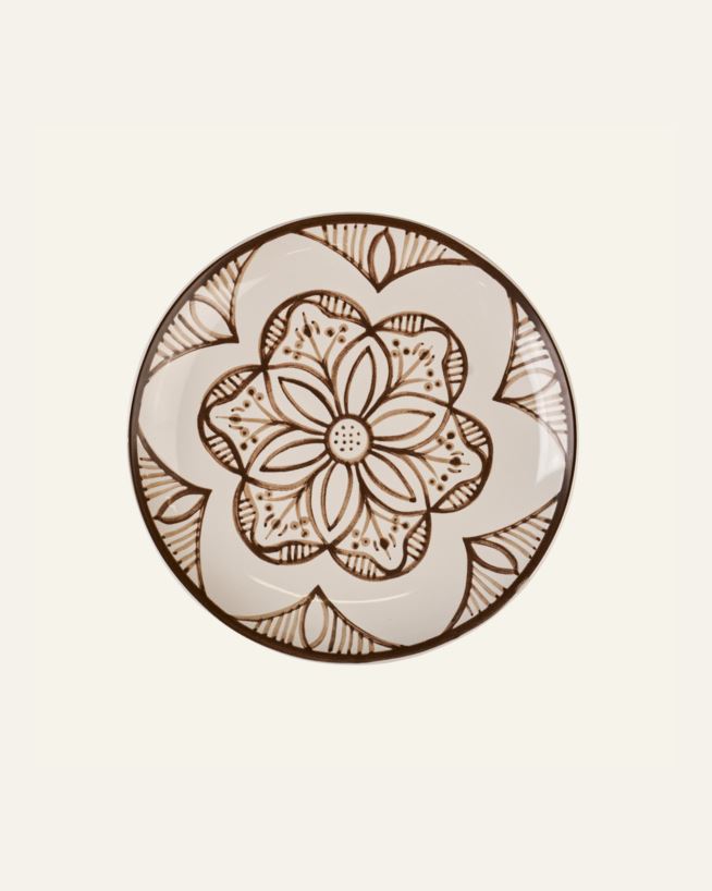 Lautanen ruskea - ø20,5 ruskea - 1