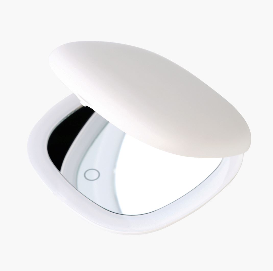 Peili valkoinen - 9,8x9,9x2,5 cm valkoinen - 1