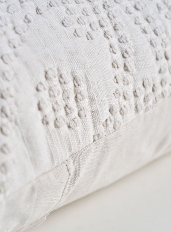 Koristetyynynpäällinen luonnonvalkoinen - 3