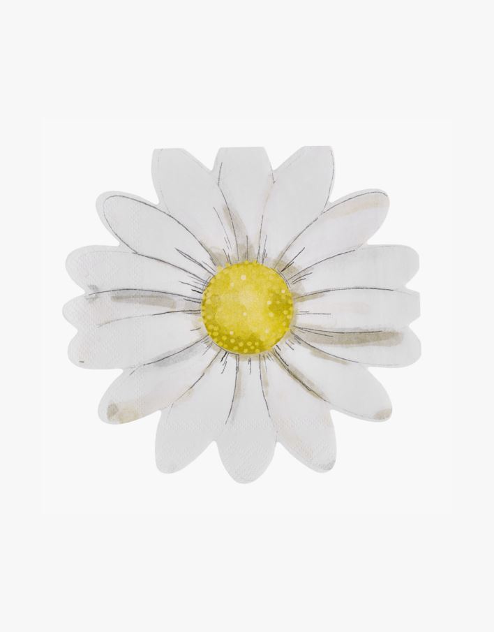 Paperiservetit moniväri/valkoinen - 33x33 cm moniväri/valkoinen - 1