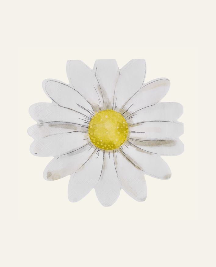 Paperiservetit moniväri/valkoinen - 33x33 cm moniväri/valkoinen - 1