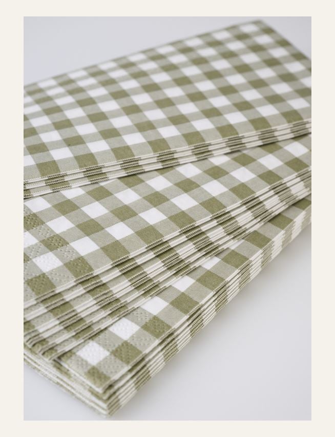 Servetit oliivinvihreä - 2