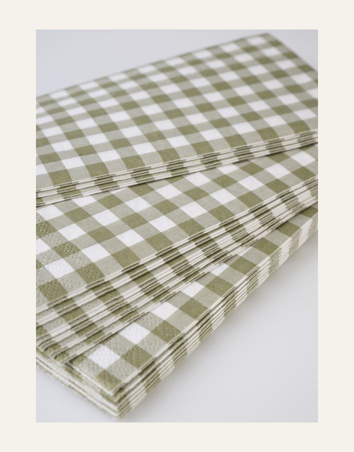 Servetit oliivinvihreä - 2