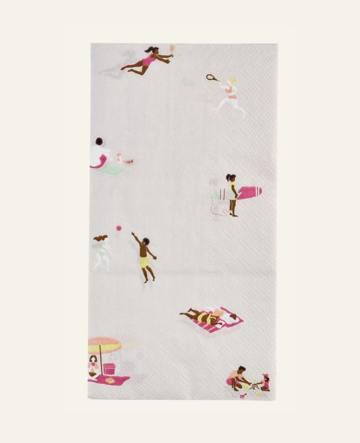 Servetit moniväri/roosa - 33x42 cm moniväri/roosa - 1