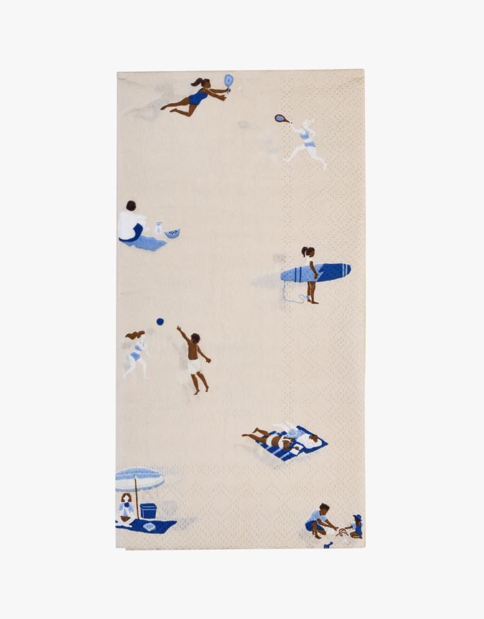 Servetit moniväri/sininen - 33x42 cm moniväri/sininen - 1